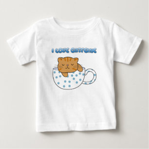 Camiseta De Bebé Copa Kawaii de Cat-Feine