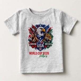 Camiseta De Bebé Copa Mundial de Armonía de Vida Silvestre Tribal 2
