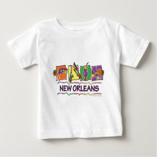 Camiseta De Bebé Copia de NEW-ORLEANS-SQUARES-eps