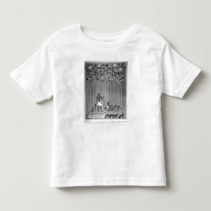Camiseta De Bebé Copia del alivio pintado egipcio que representa la