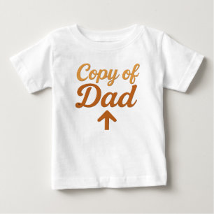 Camiseta De Bebé Copia del diseño de la familia con correspondencia