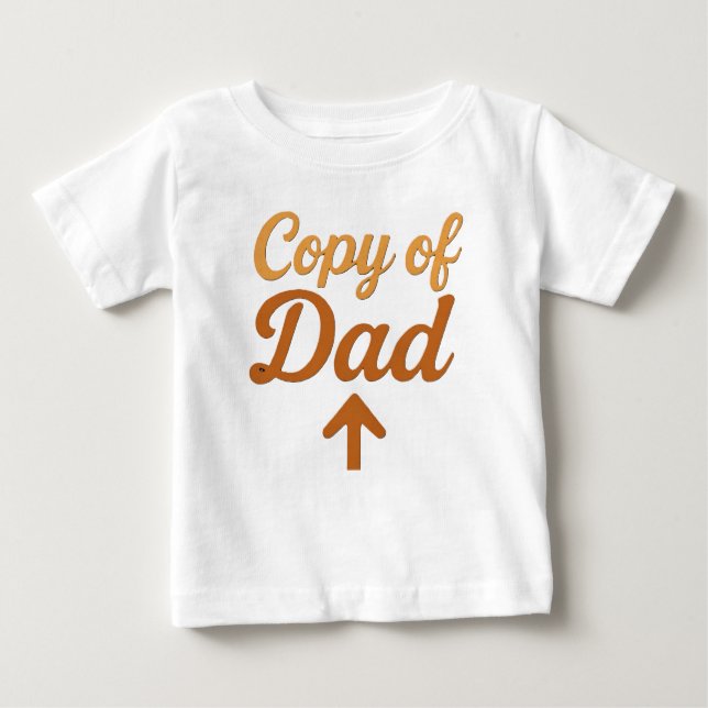 Camiseta De Bebé Copia del diseño de la familia con correspondencia (Anverso)