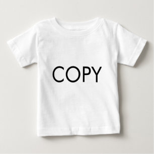 CAMISETA DE BEBÉ COPIAR Y PASAR