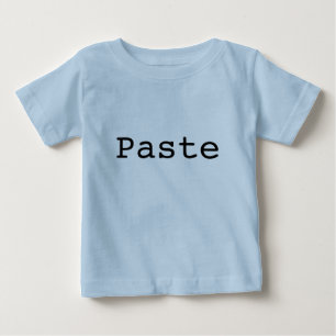 Camiseta De Bebé Copiar y pegar para mellizos "PASTE"