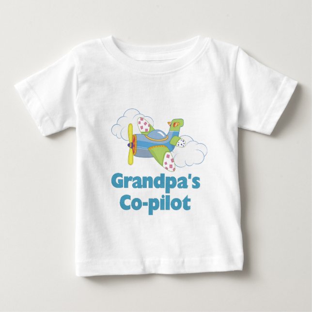 Camiseta De Bebé Copilot Boy del abuelo (Anverso)
