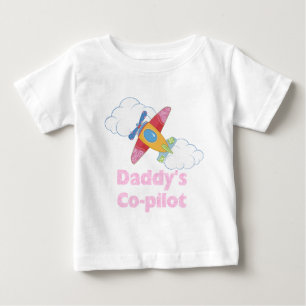Camiseta De Bebé Copilot Chica de papi
