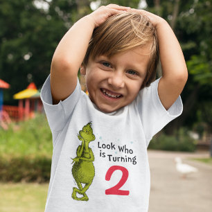 Camiseta De Bebé Copo de Nieve Grinch Cumpleaños