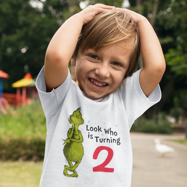 Camiseta De Bebé Copo de Nieve Grinch Cumpleaños (Subido por el creador)