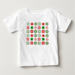 Camiseta De Bebé Copos de nieve escandinavos