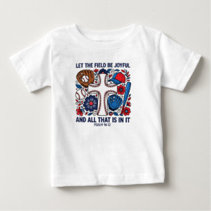 Camiseta De Bebé Coqueta de béisbol alegre PNG