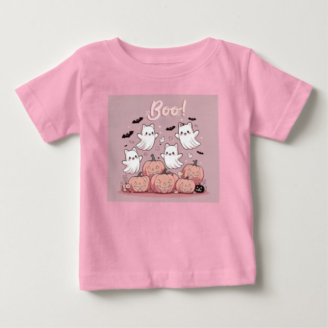 Camiseta De Bebé Coqueta halloween (Anverso)