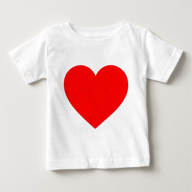 Camiseta De Bebé Corazón (Anverso)