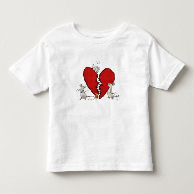 Camiseta De Bebé Corazón (Anverso)