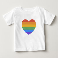Corazón arco iris