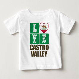 Camiseta De Bebé Corazón Castro de la bandera de la República de Ca