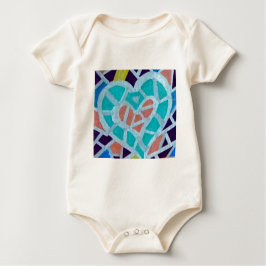 Camiseta De Bebé Corazón colorido para cualquier día…