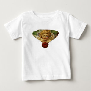 CAMISETA DE BEBÉ CORAZÓN DE ÁNGEL SELLO DE CERA