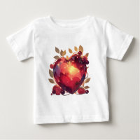 Corazón de gema hermoso – Diseño de corazón de bay