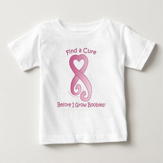 Camiseta De Bebé Corazón de la cinta del niño de JoyfulRose (Anverso)