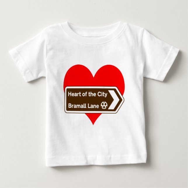 Camiseta De Bebé Corazón de la ciudad (Anverso)