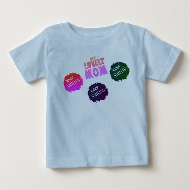 Camiseta De Bebé Corazón de las mamás (Anverso)