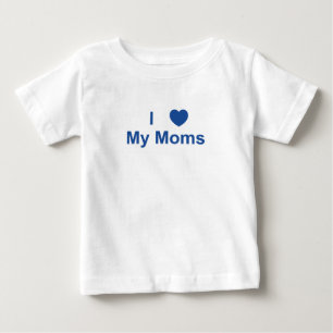 Camiseta De Bebé Corazón de mis madres