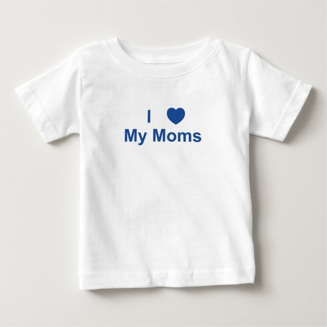 Camiseta De Bebé Corazón de mis madres (Anverso)