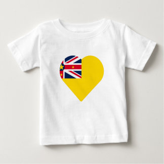 Camiseta De Bebé Corazón de Niue