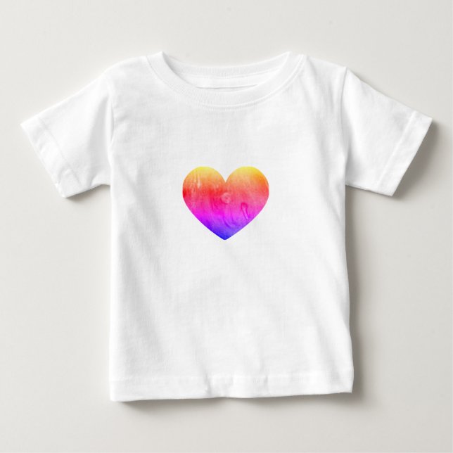 Camiseta de bebé Corazón de Slime  (Anverso)
