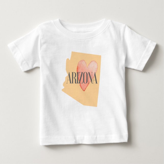 Camiseta De Bebé Corazón en Australia (Anverso)