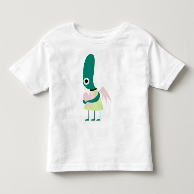 Camiseta De Bebé Corazón extranjero lindo (Anverso)