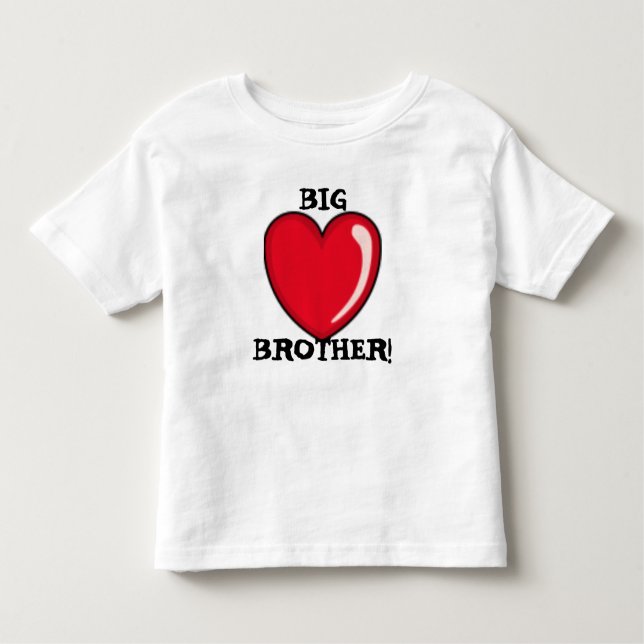 Camiseta De Bebé ¡corazón, HERMANO! (Anverso)