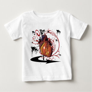 Camiseta De Bebé Corazón humano