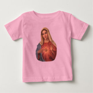Camiseta De Bebé Corazón inmaculado de Maria