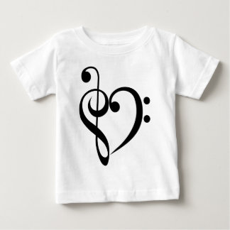 Camiseta De Bebé Corazón musical