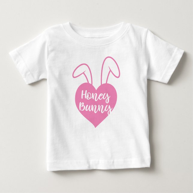 Camiseta De Bebé Corazón rosa dulce (Anverso)