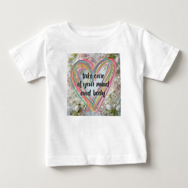 Camiseta De Bebé Corazón saludable (Anverso)