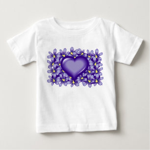 Camiseta De Bebé Corazón violento