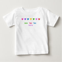 Corazones Coloridos Lindos y Nombre Personalizado,