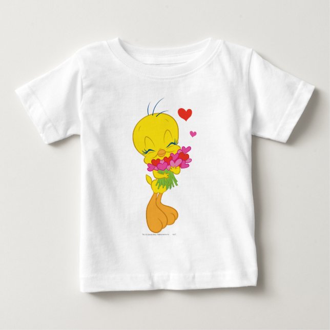 Camiseta De Bebé Corazones de TWEETY™ (Anverso)