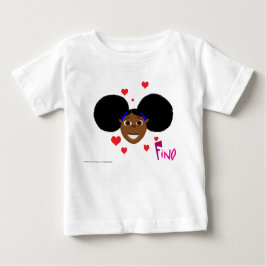 Camiseta De Bebé Corazones del amor de Fino