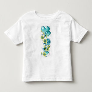 Camiseta De Bebé corazones encadenados