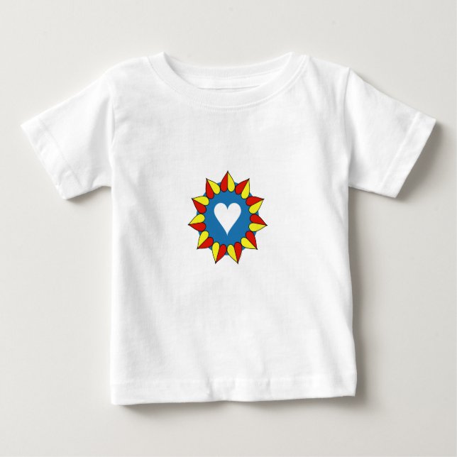 Camiseta De Bebé Corazones pequeños (Anverso)