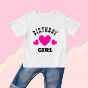 Camiseta De Bebé Corazones rosados