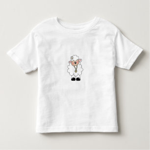 Camiseta De Bebé Cordero blanco