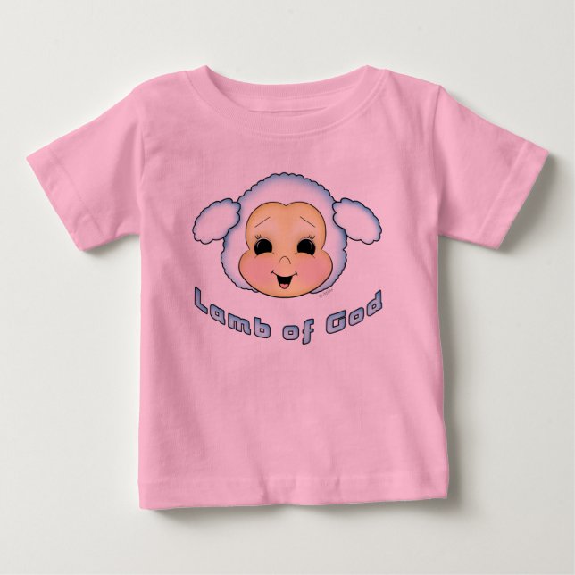 Camiseta De Bebé Cordero de dios (Anverso)