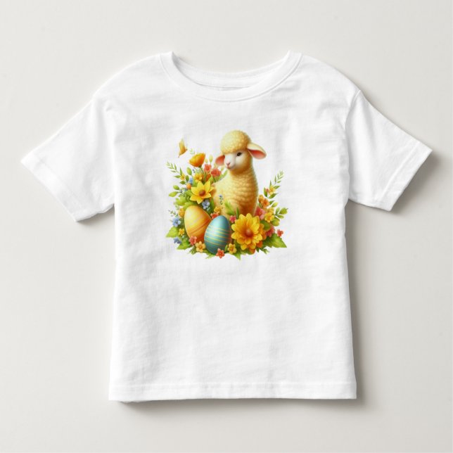 Camiseta De Bebé Cordero de Pascua (Anverso)