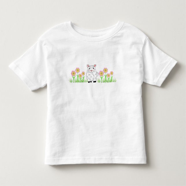 Camiseta De Bebé Cordero pequeño (Anverso)
