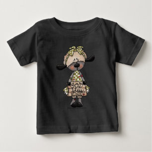 Camiseta De Bebé Cordero primitivo-Dios bendiga a Ewe