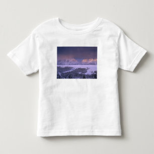 Camiseta De Bebé Cordillera Teton desde Snake River Overlook, Grand